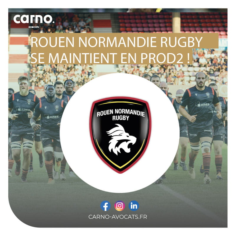 Rouen Normandie Rugby se maintien officiellement en PROD2 ! 
